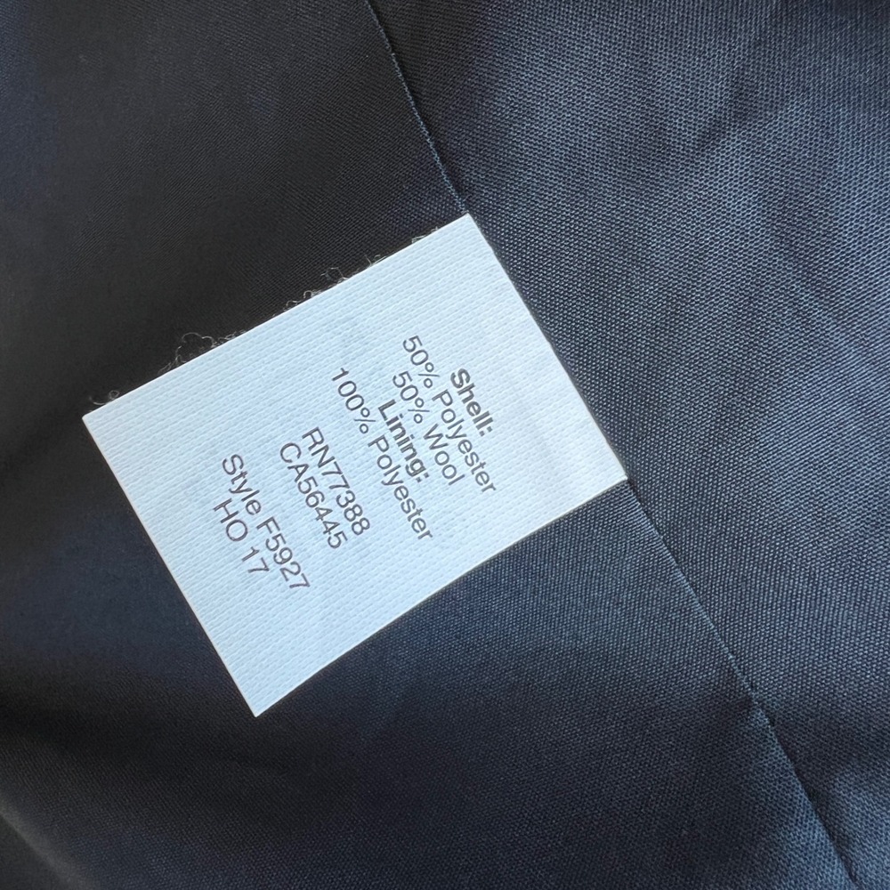 J.Crew Plaid Schoolboy Blazer Size 10 Green Navy Wool Blend Crest Button Preppy - Picture 9 of 9